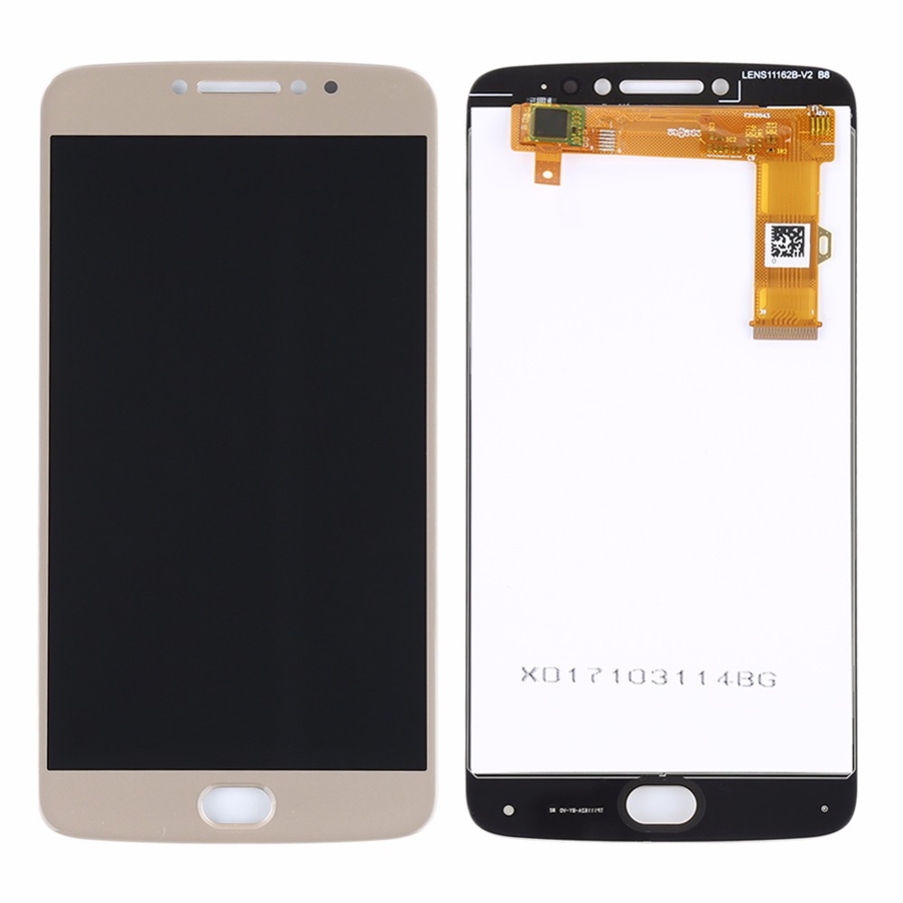 LCD Screen and Digitizer Full Assembly for Motorola Moto E4 Plus / XT1770 / XT1773(Gold) Other Replacement Parts Motorola Moto E4 Plus